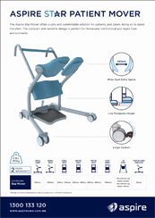 Aspire Star Patient Mover Flyer