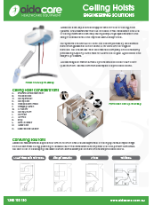 Ceiling Hoist Range