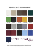 Revolution Chair Colour Range